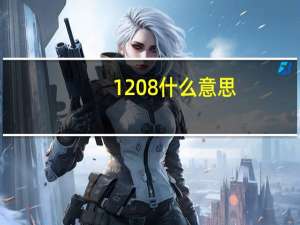 1208什么意思