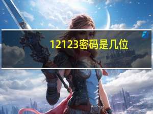 12123密码是几位