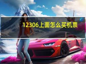 12306上面怎么买机票