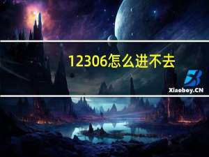 12306怎么进不去