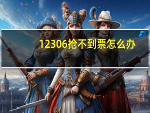 12306抢不到票怎么办