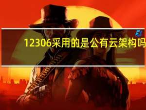 12306采用的是公有云架构吗