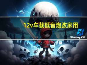 12v车载低音炮改家用