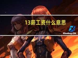 13薪工资什么意思