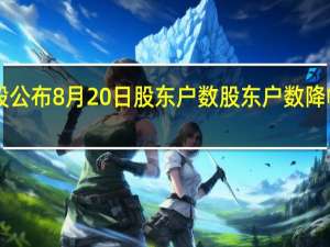 139只创业板股公布8月20日股东户数股东户数降幅最多的是新瀚新材