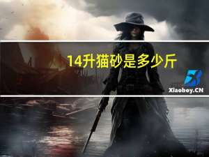 14升猫砂是多少斤