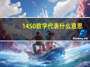 1450数字代表什么意思