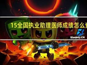 15全国执业助理医师成绩怎么查
