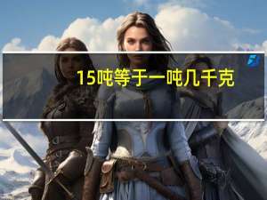 15吨等于一吨几千克