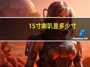 15寸喇叭是多少寸