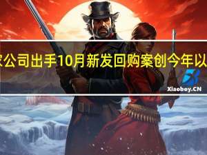 155家公司出手10月新发回购案创今年以来单月新高