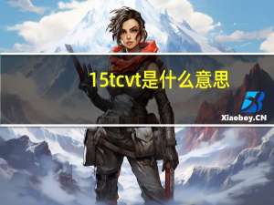 15tcvt是什么意思（cvt是什么意思）
