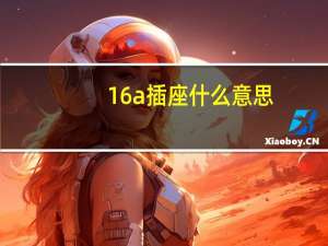 16a插座什么意思