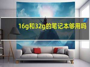 16g和32g的笔记本够用吗