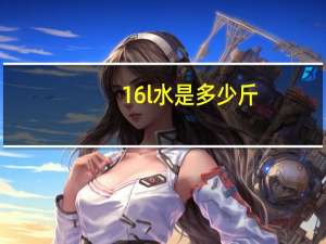 16l水是多少斤