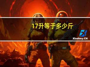 17升等于多少斤