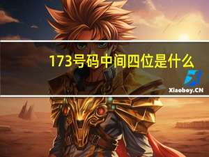 173号码中间四位是什么