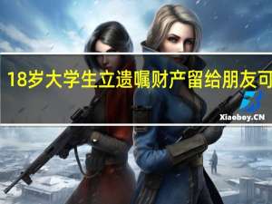 18岁大学生立遗嘱财产留给朋友可以吗（18岁大学生立遗嘱财产留给朋友）