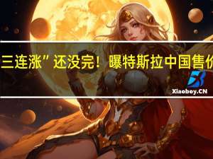 19天“三连涨”还没完！曝特斯拉中国售价下周继续涨