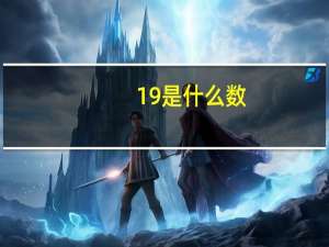 19是什么数