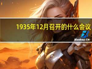 1935年12月召开的什么会议