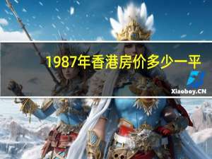 1987年香港房价多少一平