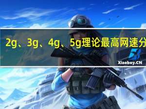 1g、2g、3g、4g、5g理论最高网速分别是多少（5g不等于4g加1g阅读答案）