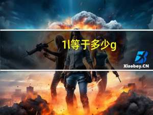 1l等于多少g