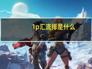 1p汇流排是什么