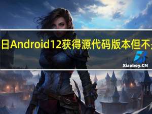 2月18日Android12获得源代码版本但不是Pixel版本