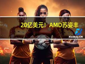 20亿美元！AMD苏姿丰：明年数据中心GPU业务将增长强劲