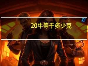 20牛等于多少克