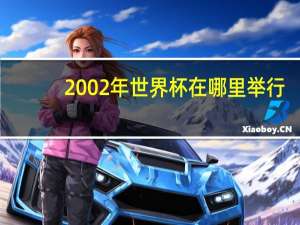 2002年世界杯在哪里举行