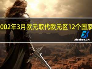 2002年3月欧元取代欧元区12个国家的货币