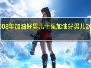 2008年加油好男儿十强 加油好男儿2007十强