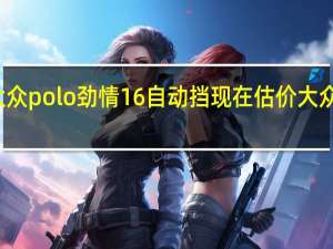 2008年的大众polo 劲情16自动挡现在估价 大众polo自动挡报价
