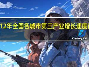 2012年全国各城市第三产业增长速度最快的是（2012年第三产业增加值占国内生产总值的比重比2013年的约少多少_）