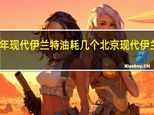 2012年现代伊兰特油耗几个 北京现代伊兰特2012款