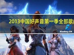 2013中国好声音第一季全部歌曲（2013中国好声音）