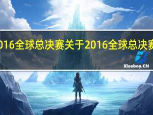 2016全球总决赛 关于2016全球总决赛的介绍