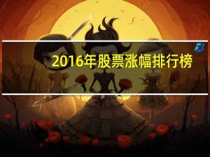 2016年股票涨幅排行榜