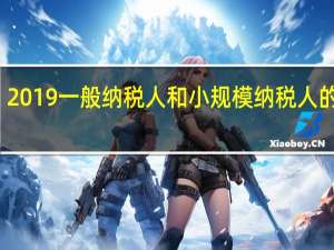 2019一般纳税人和小规模纳税人的区别