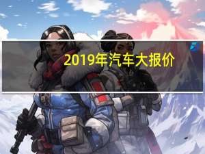 2019年汽车大报价