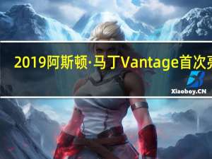 2019阿斯顿·马丁Vantage首次亮相