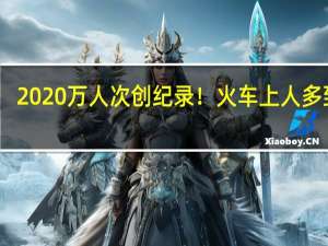 2020万人次创纪录！火车上人多到爆：列车员被挤出“夹子音”