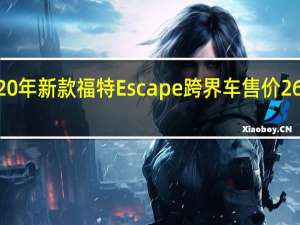 2020年新款福特Escape跨界车售价26080美元