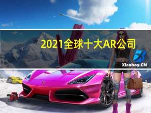 2021全球十大AR公司