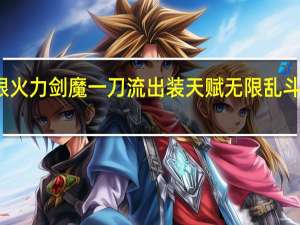 2021无限火力剑魔一刀流出装天赋 无限乱斗2021开放时间