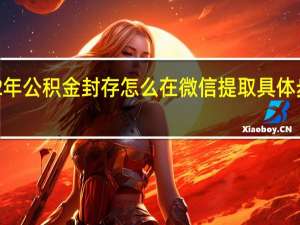 2022年公积金封存怎么在微信提取 具体步骤是什么
