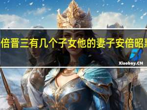 2022年年7月14日更新 安倍晋三有几个子女 他的妻子安倍昭惠不能生育吗具体内容详细介绍
